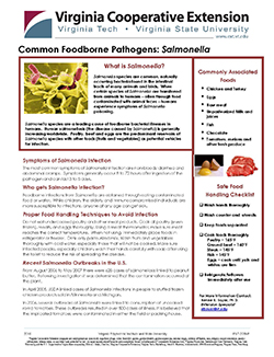 Cover, Common Foodborne Pathogens: Salmonella