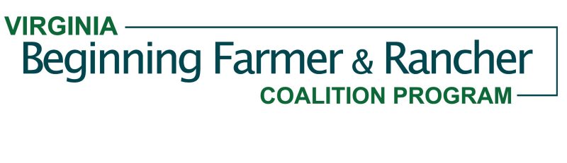 "Virginia Coalition Program - Beginning Farmer & Rancher" logo
