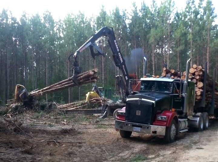 Loading operation in the Virginia piedmont region.