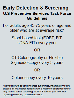 imgae of the Early Detection and Screening Guideline