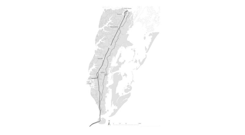Map of Northampton County, VA.