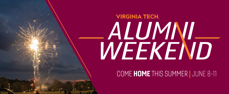 Virginia Tech Alumni Weekend is June 8-11